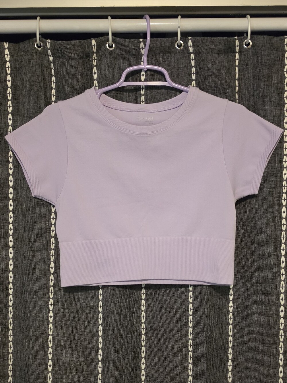 Women's Offline Lilac Crop Tee